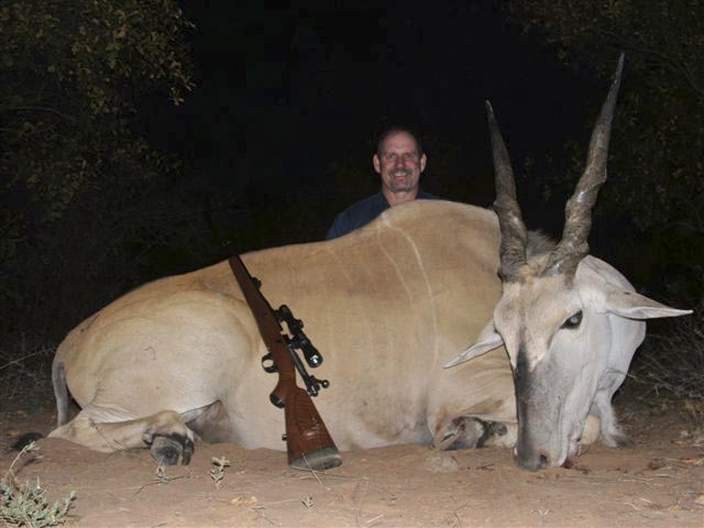 Mr John Murdoch And Eland Taken With FN Mauser And Woodleigh 366 286gr Weldcore Protected Point Soft Nose Bullet