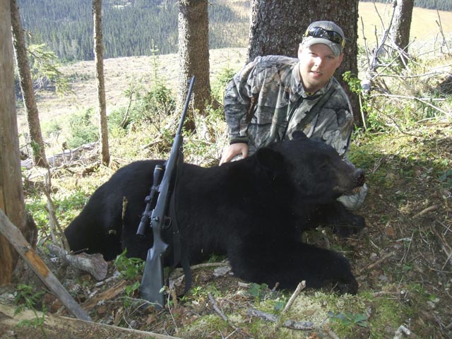 Mr Mark Van Leeuwen Canada And Black Bear Taken With 8mm Remington Mag And Woodleigh 323 250 Grain Weldcore Round Nose Soft Nose Bullet