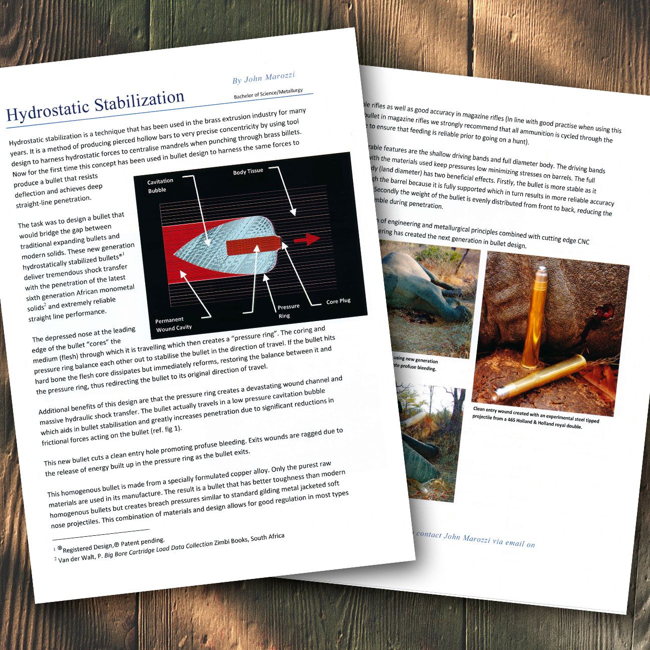 Hydrostatic Stabilisation
